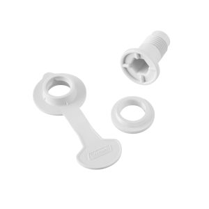 Cooler Drain Assembly, White