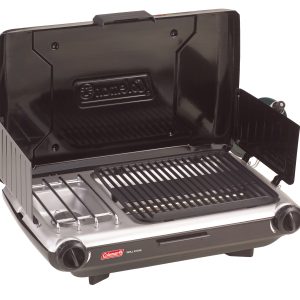 Tabletop Propane Gas Camping Grill/Stove, 2-Burner